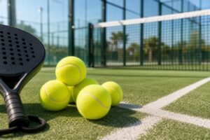 padel balls for training image